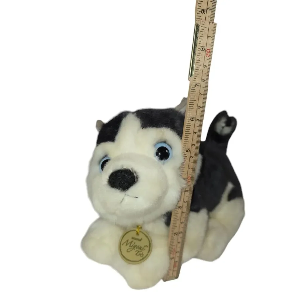 Aurora‎ Miyoni Tots Plush Husky Puppy Dog Stuffed Animal Blue Eyes Realistic